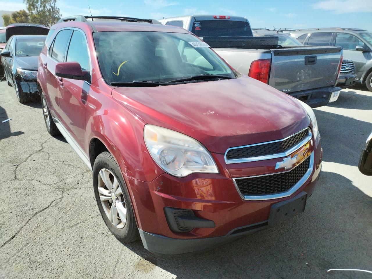 CHEVROLET EQUINOX 2012 with VIN 2GNFLEEK1C6381384 - Photo from auction
