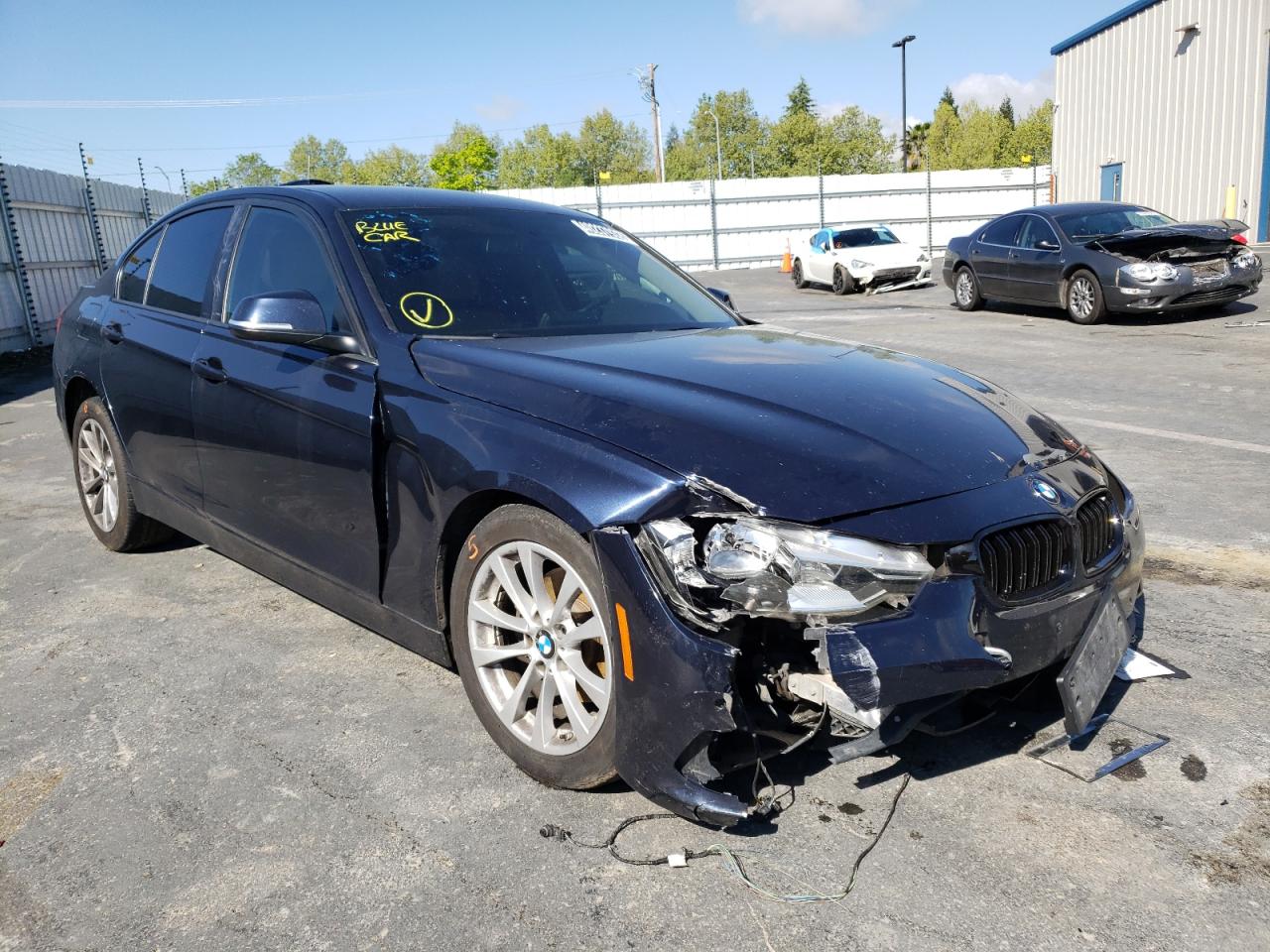 BMW 320 I 2017 with VIN WBA8A9C35HK620544 - Photo from auction