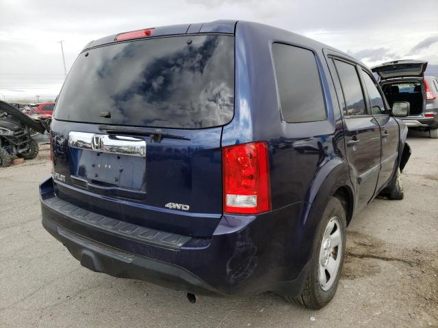 Photo 4 from auction – 2014 HONDA PILOT LX with VIN 5FNYF4H2XEB057149