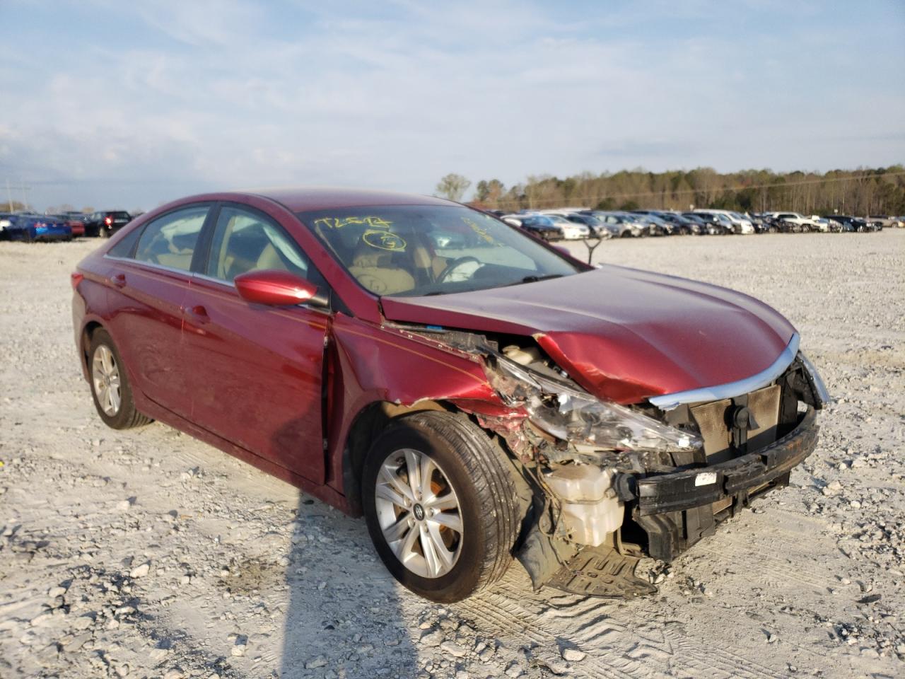 HYUNDAI SONATA 2013 with VIN 5NPEB4AC4DH764443 - Photo from auction