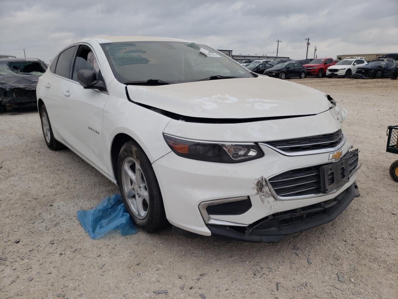 CHEVROLET MALIBU LS 2018 with VIN 1G1ZB5ST0JF271329 - Photo from auction