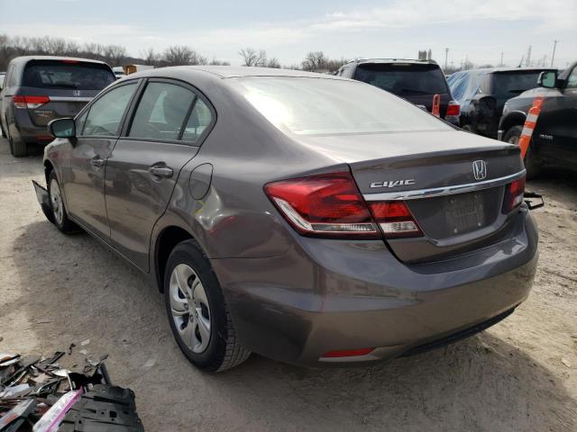 Photo 3 from auction – 2015 HONDA CIVIC LX with VIN 19XFB2F55FE096503