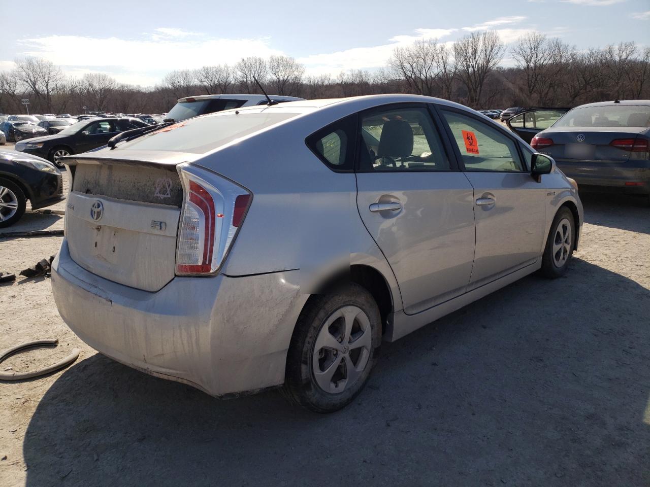 Photo 4 from auction – 2012 TOYOTA PRIUS with VIN JTDKN3DU7C5483311