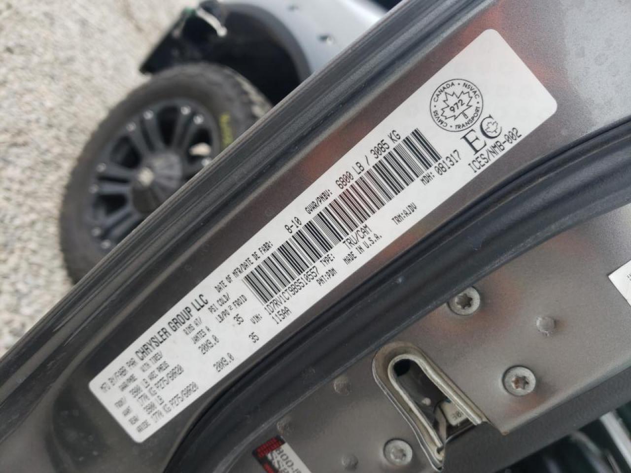 Photo 10 from auction – 2011 DODGE RAM 1500 with VIN 1D7RV1CT9BS510557