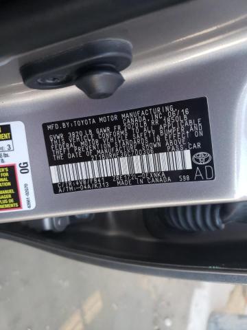 Photo 10 from auction – 2016 TOYOTA COROLLA L with VIN 2T1BURHE3GC700306