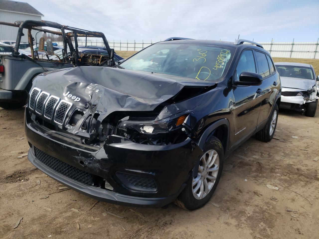 Photo 2 from auction – 2020 JEEP CHEROKEE L with VIN 1C4PJMCB4LD635560