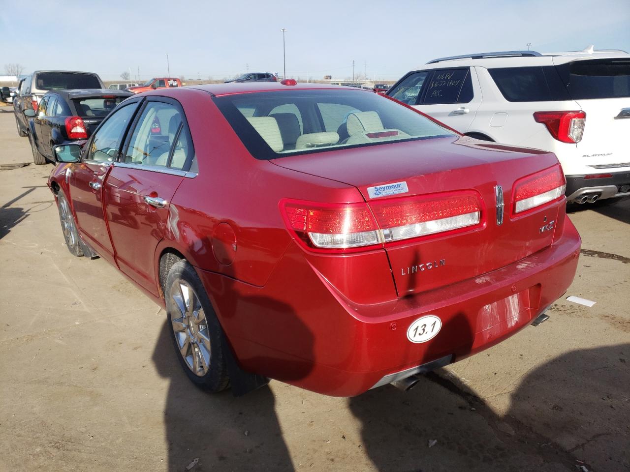 Photo 3 from auction – 2011 LINCOLN MKZ with VIN 3LNHL2GC3BR767555