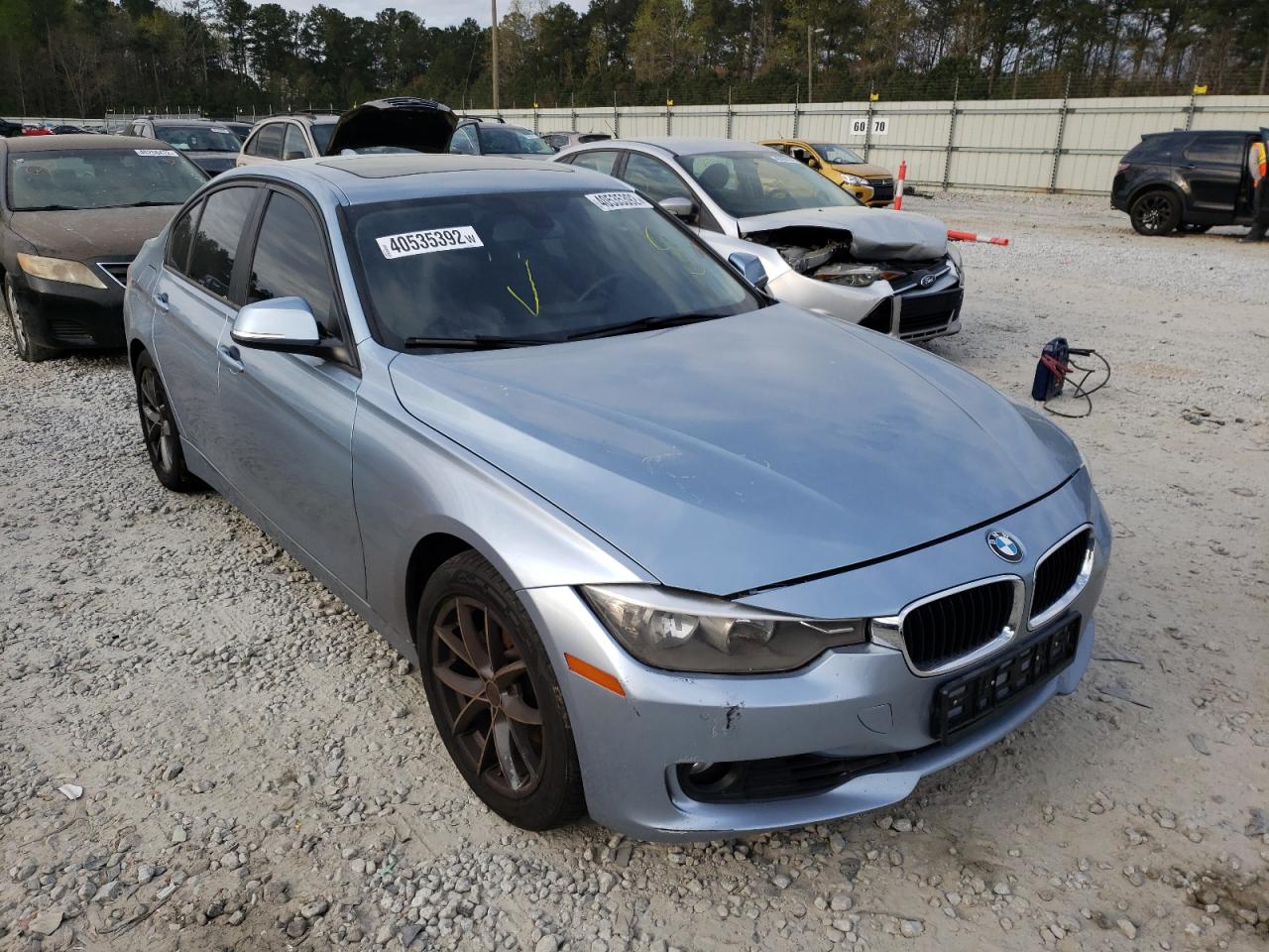 BMW 328 I 2012 with VIN WBA3A5C54CF349367 - Photo from auction
