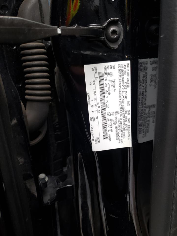Photo 10 from auction – 2016 FORD FOCUS SE with VIN 1FADP3F27GL268999