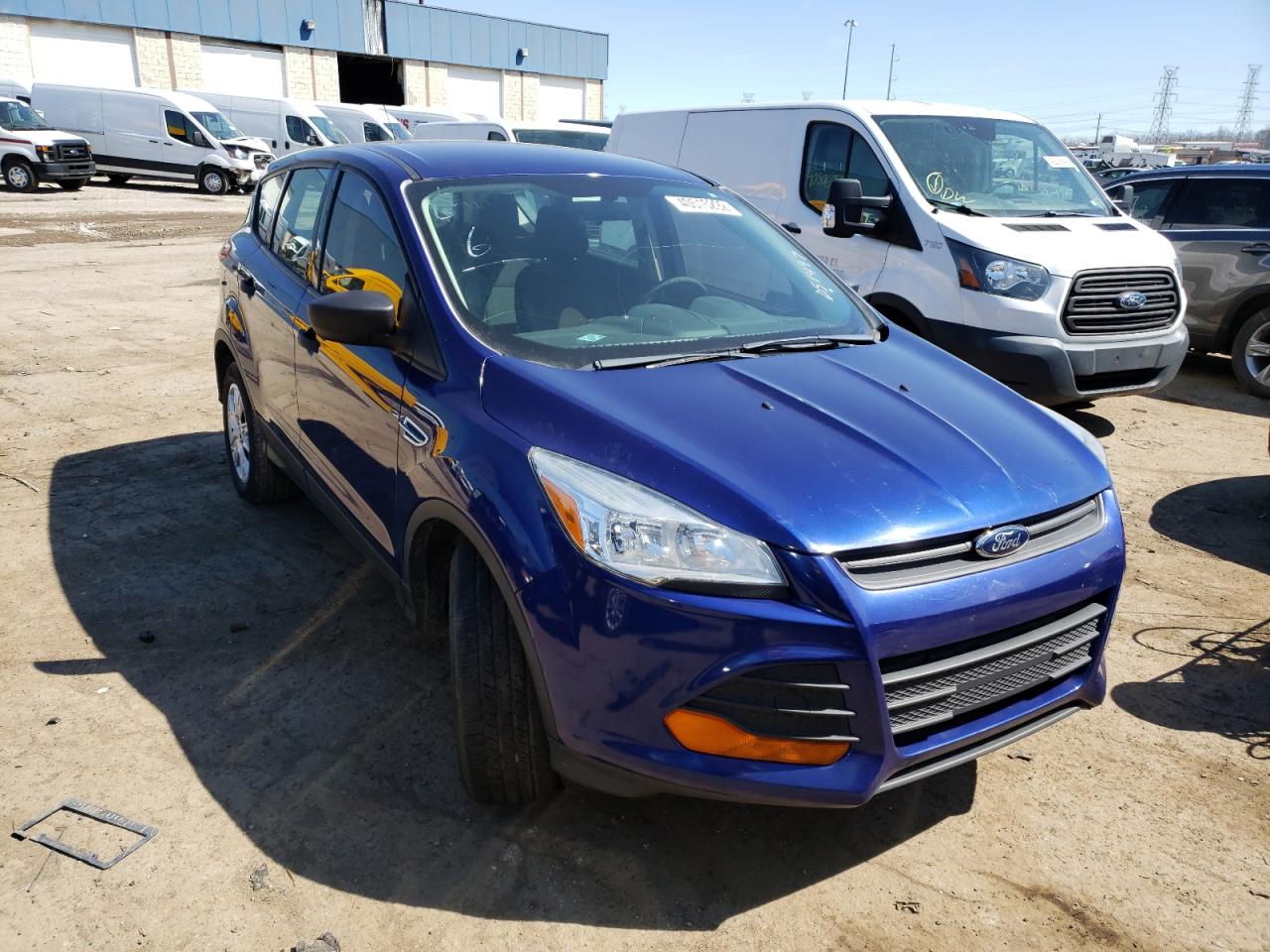 FORD ESCAPE S 2013 with VIN 1FMCU0F71DUD51497 - Photo from auction