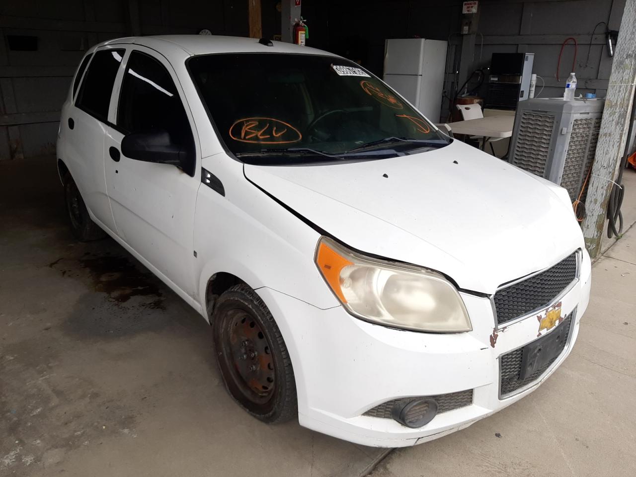 CHEVROLET AVEO LS 2009 with VIN KL1TD66E79B323414 - Photo from auction
