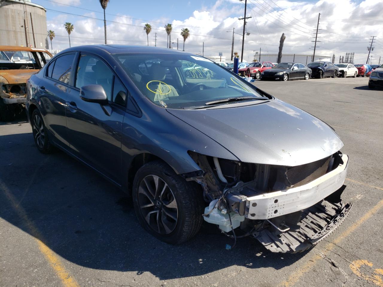HONDA CIVIC EX 2013 with VIN 19XFB2F87DE202666 - Photo from auction