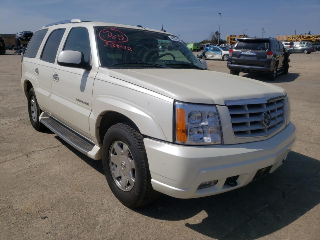 Photo 1 from auction – 2003 CADILLAC ESCALADE L with VIN 1GYEC63T33R174774