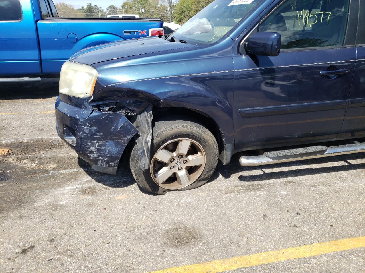 Photo 9 from auction – 2011 HONDA PILOT EXL with VIN 5FNYF3H50BB009515