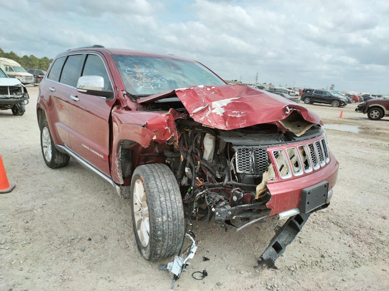 JEEP GRAND CHER 2015 with VIN 1C4RJFJG3FC884803 - Photo from auction
