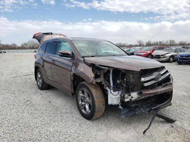 TOYOTA HIGHLANDER 2018 with VIN 5TDDZRFHXJS841735 - Photo from auction
