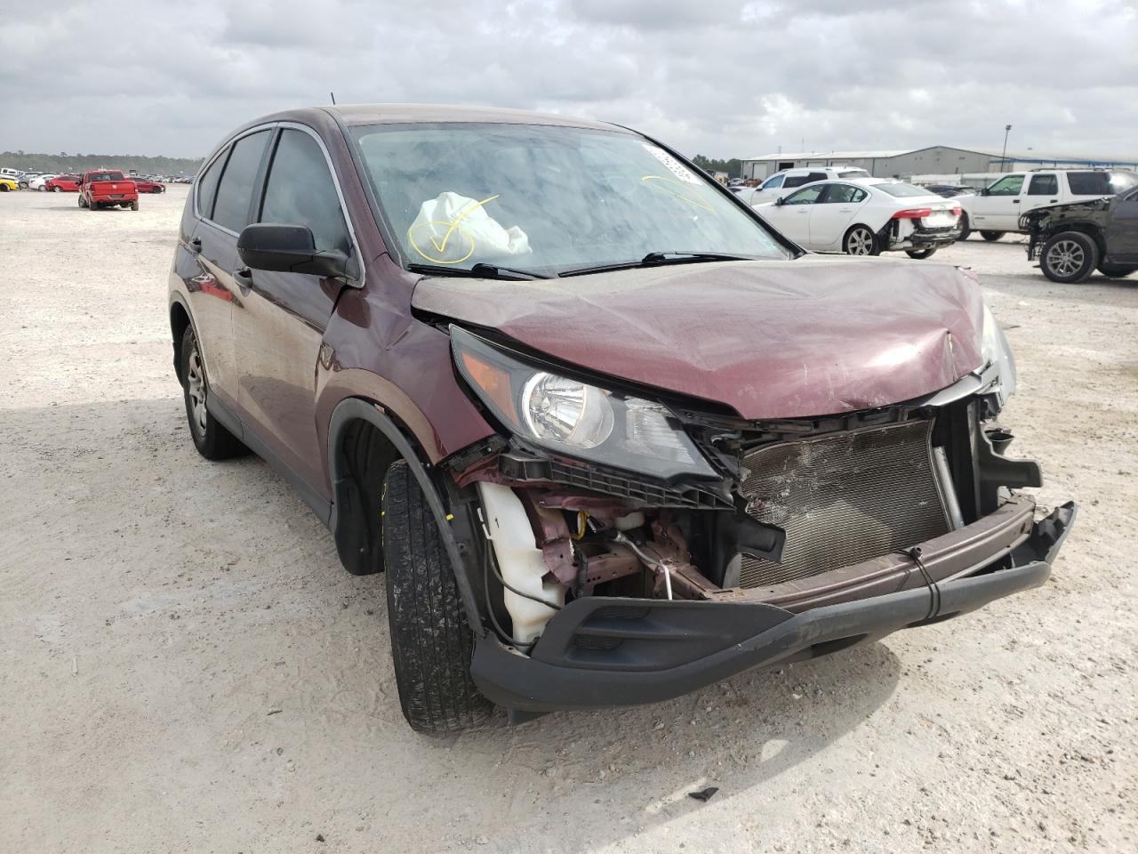 HONDA CR-V LX 2012 with VIN 5J6RM4H32CL033094 - Photo from auction