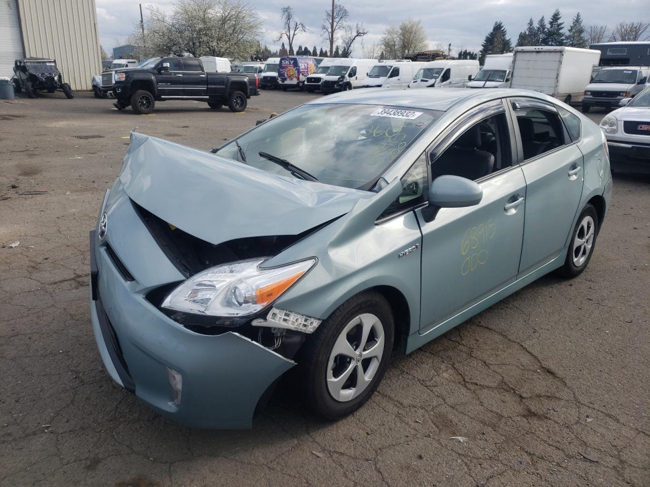 Photo 2 from auction – 2014 TOYOTA PRIUS with VIN JTDKN3DU0E1819925