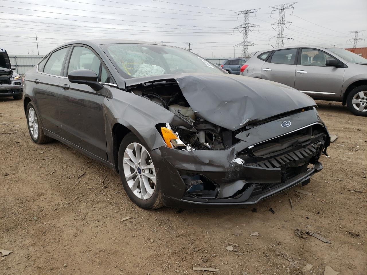 FORD FUSION SE 2020 with VIN 3FA6P0HD4LR226257 - Photo from auction