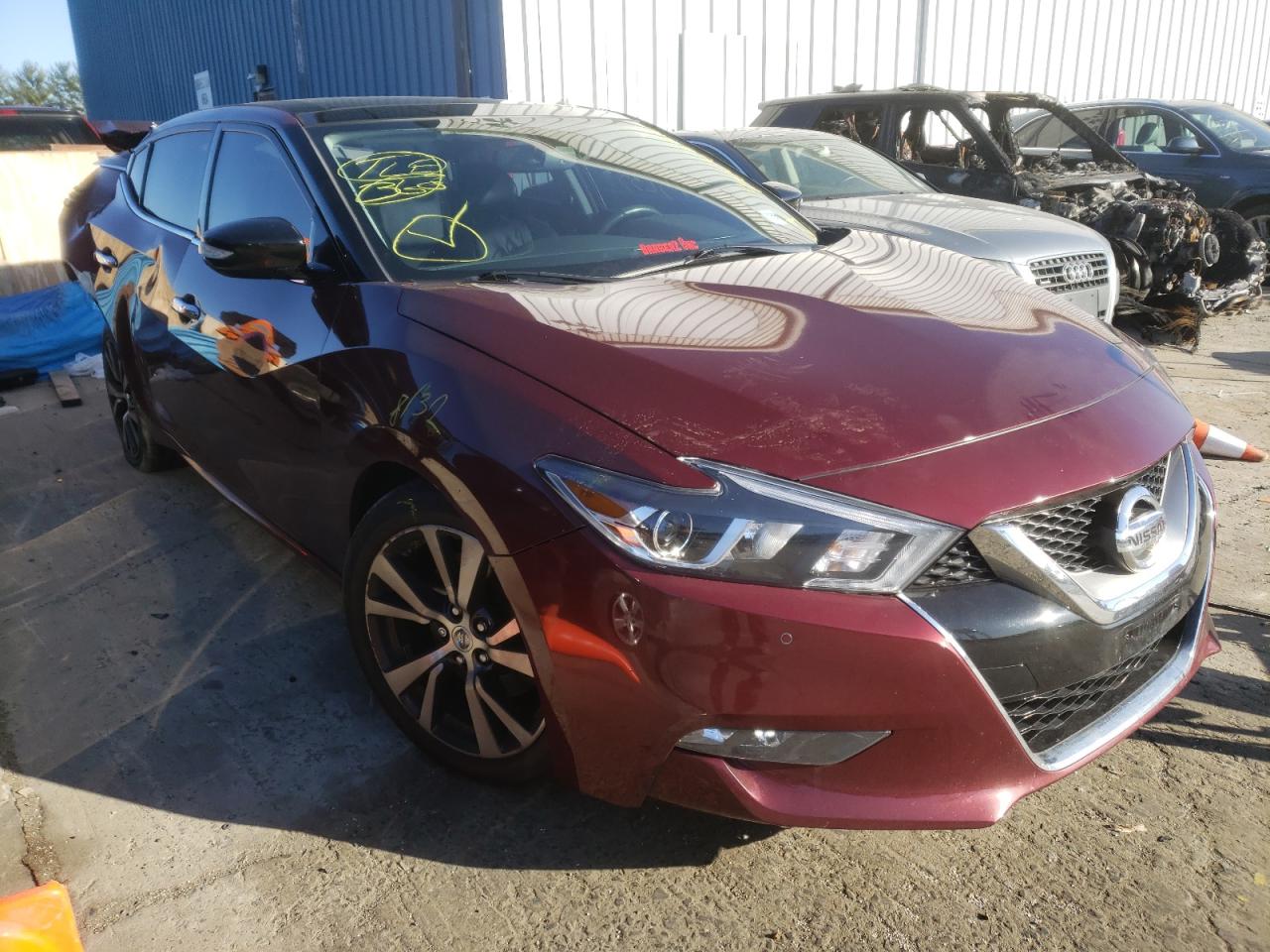 NISSAN MAXIMA 3.5 2017 with VIN 1N4AA6AP8HC368443 - Photo from auction