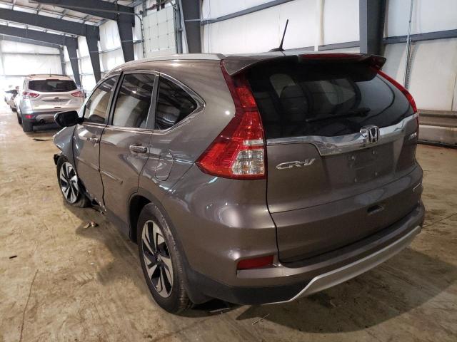 Photo 3 from auction – 2016 HONDA CR-V TOURI with VIN 5J6RM4H96GL002005