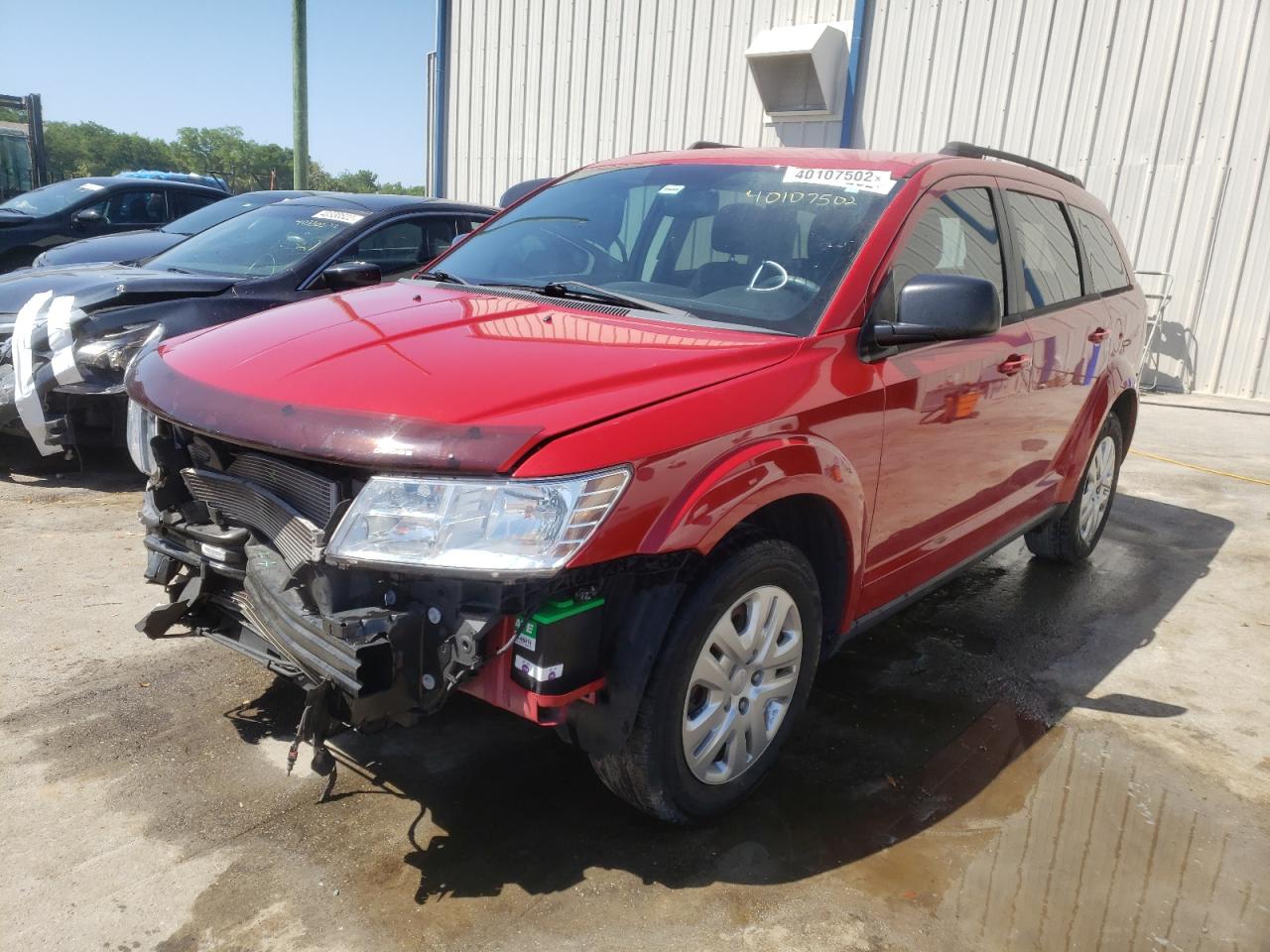 Photo 2 from auction – 2017 DODGE JOURNEY SE with VIN 3C4PDCAB7HT544899