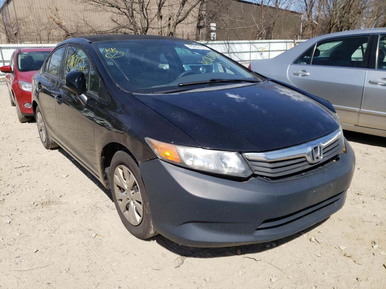 Photo 1 from auction – 2012 HONDA CIVIC LX with VIN 2HGFB2F54CH566294