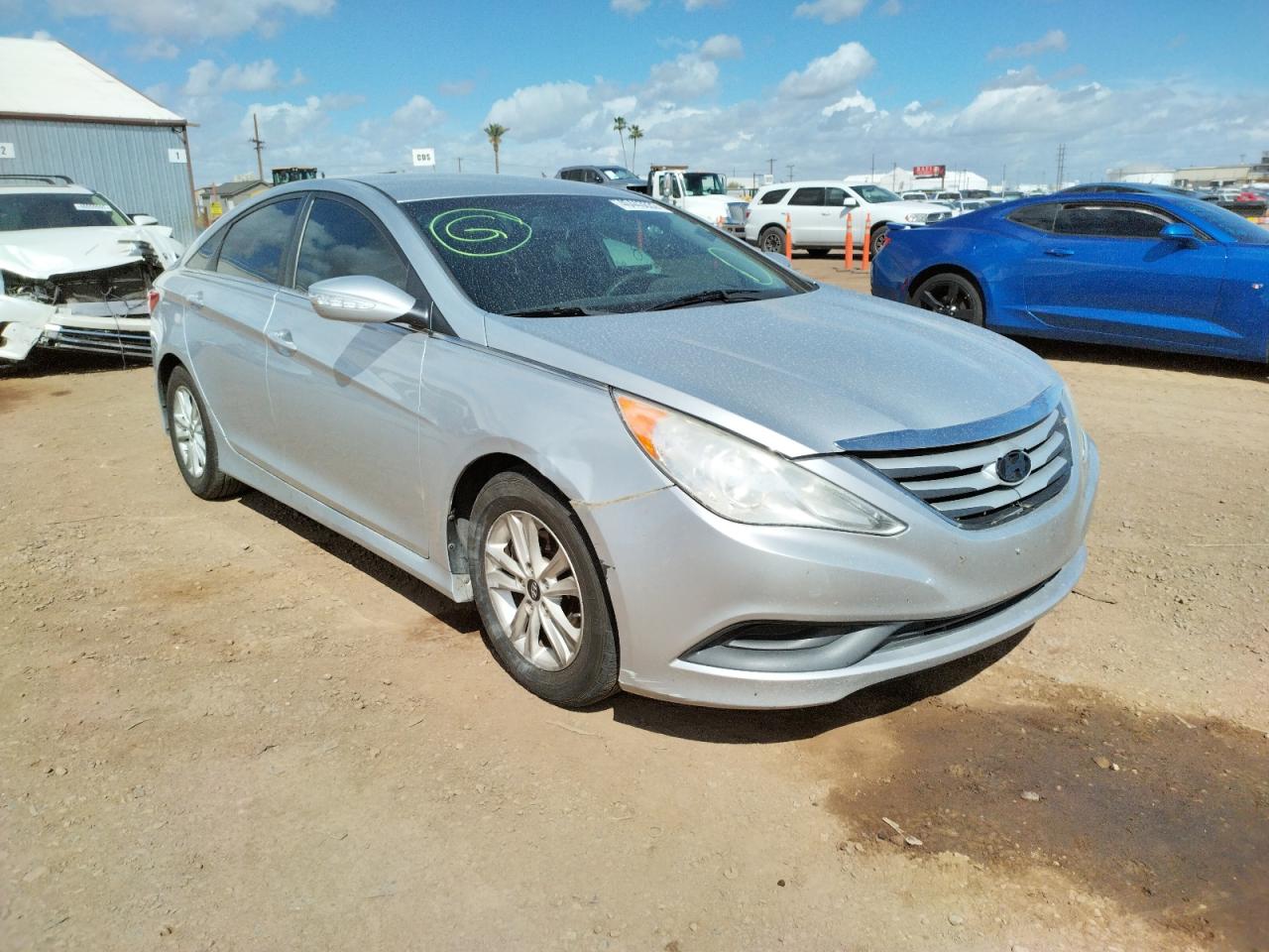 HYUNDAI SONATA GLS 2014 with VIN 5NPEB4AC7EH828248 - Photo from auction