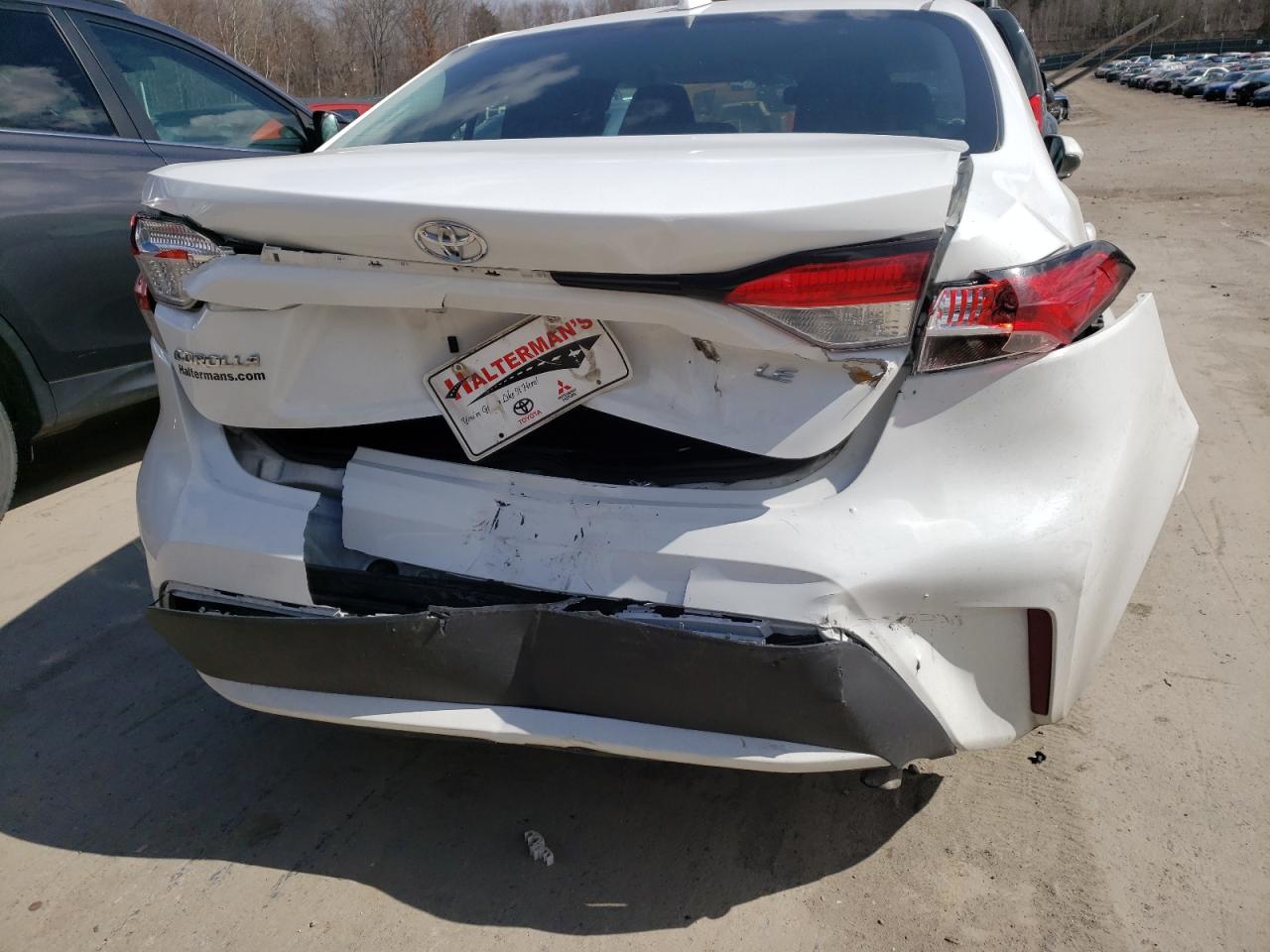 Photo 9 from auction – 2021 TOYOTA COROLLA LE with VIN 5YFEPMAE4MP252235