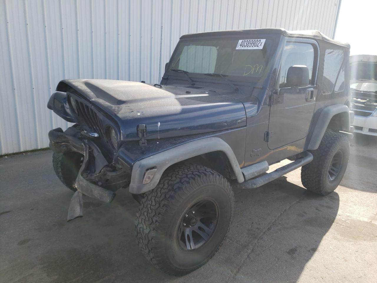 Photo 2 from auction – 2003 JEEP WRANGLER C with VIN 1J4FA39S93P344218