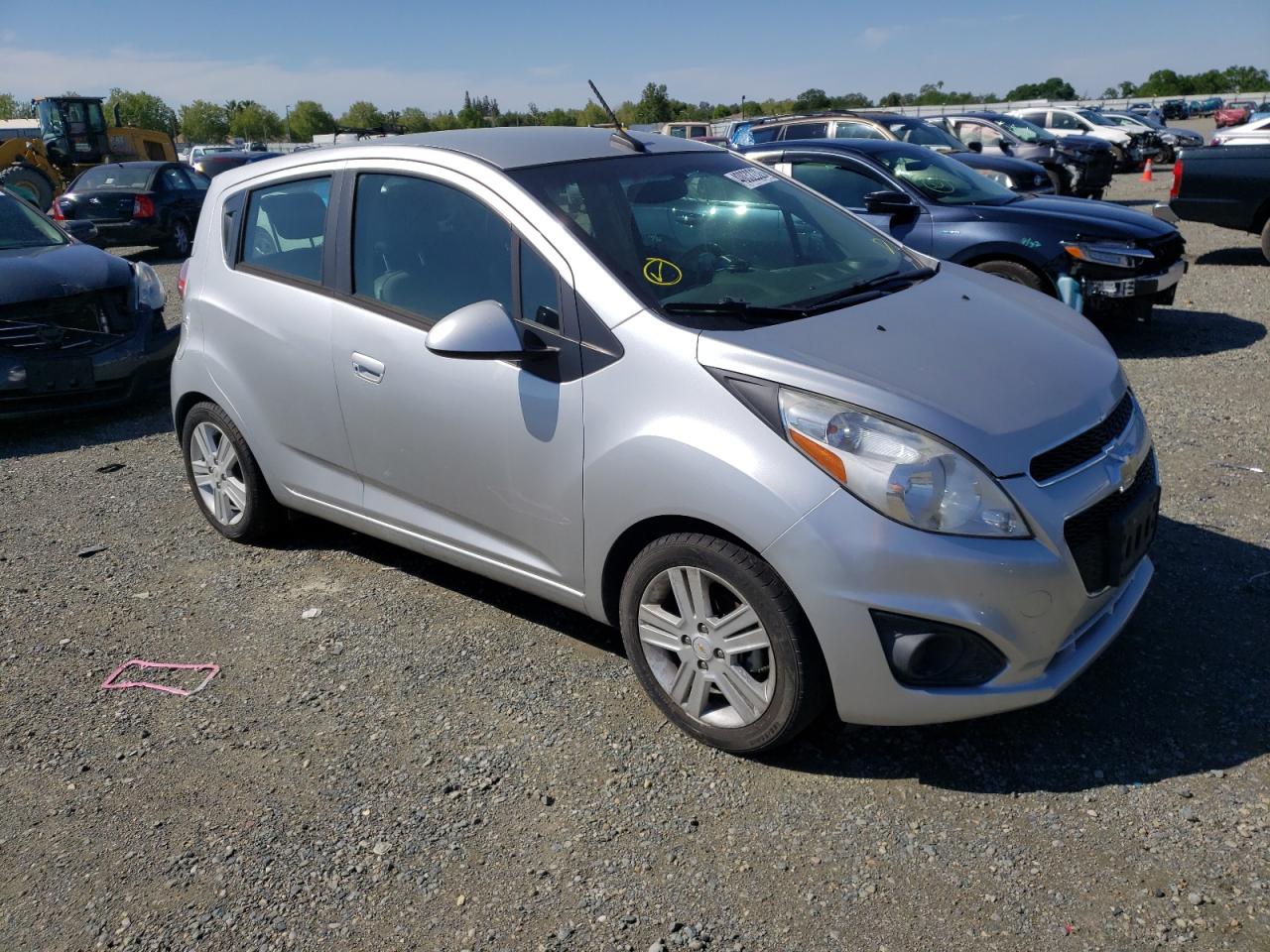 CHEVROLET SPARK 1LT 2014 with VIN KL8CD6S97EC534921 - Photo from auction