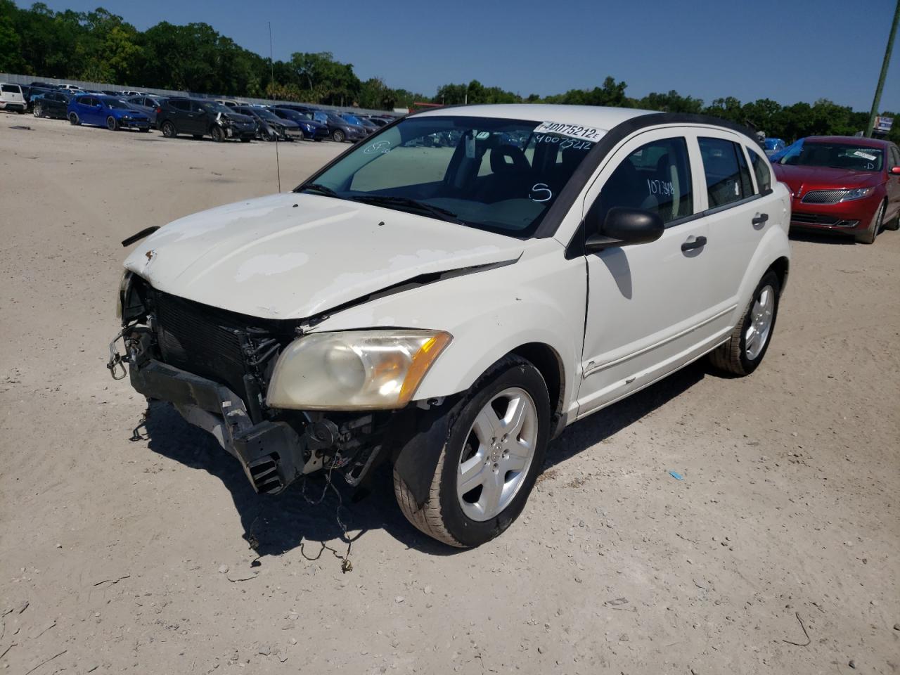 Photo 2 from auction – 2008 DODGE CALIBER SX with VIN 1B3HB48B68D760272