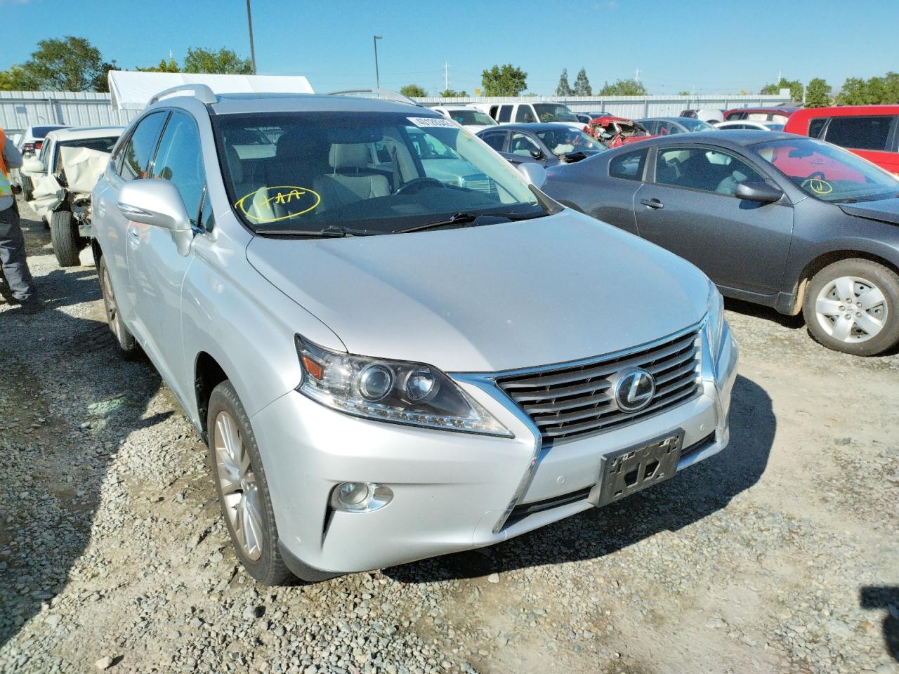 LEXUS RX 350 2013 with VIN 2T2ZK1BA1DC131040 - Photo from auction
