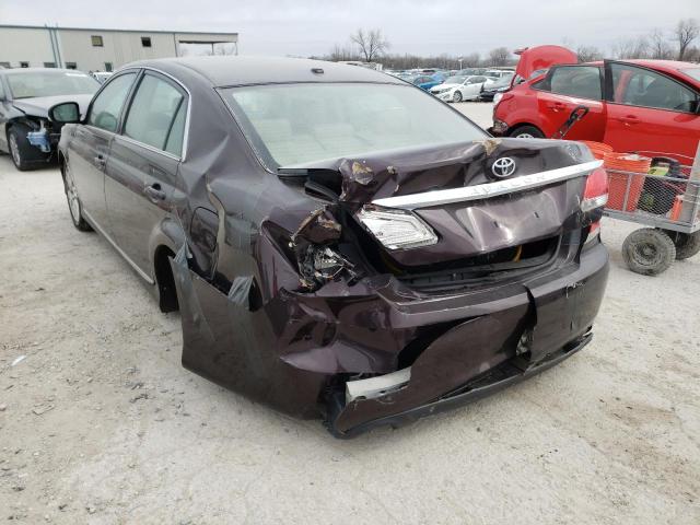 Photo 3 from auction – 2011 TOYOTA AVALON BAS with VIN 4T1BK3DB5BU385207