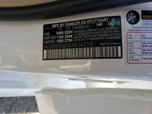 Photo 10 from auction – 2014 MERCEDES-BENZ E 350 4MAT with VIN WDDHF8JB5EA834224
