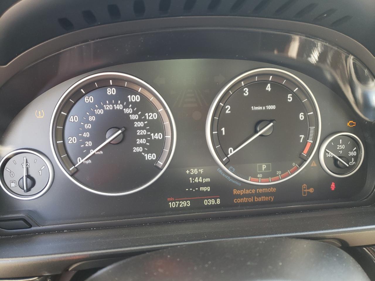 Photo 8 from auction – 2012 BMW 528 XI with VIN WBAXH5C50CDW09286