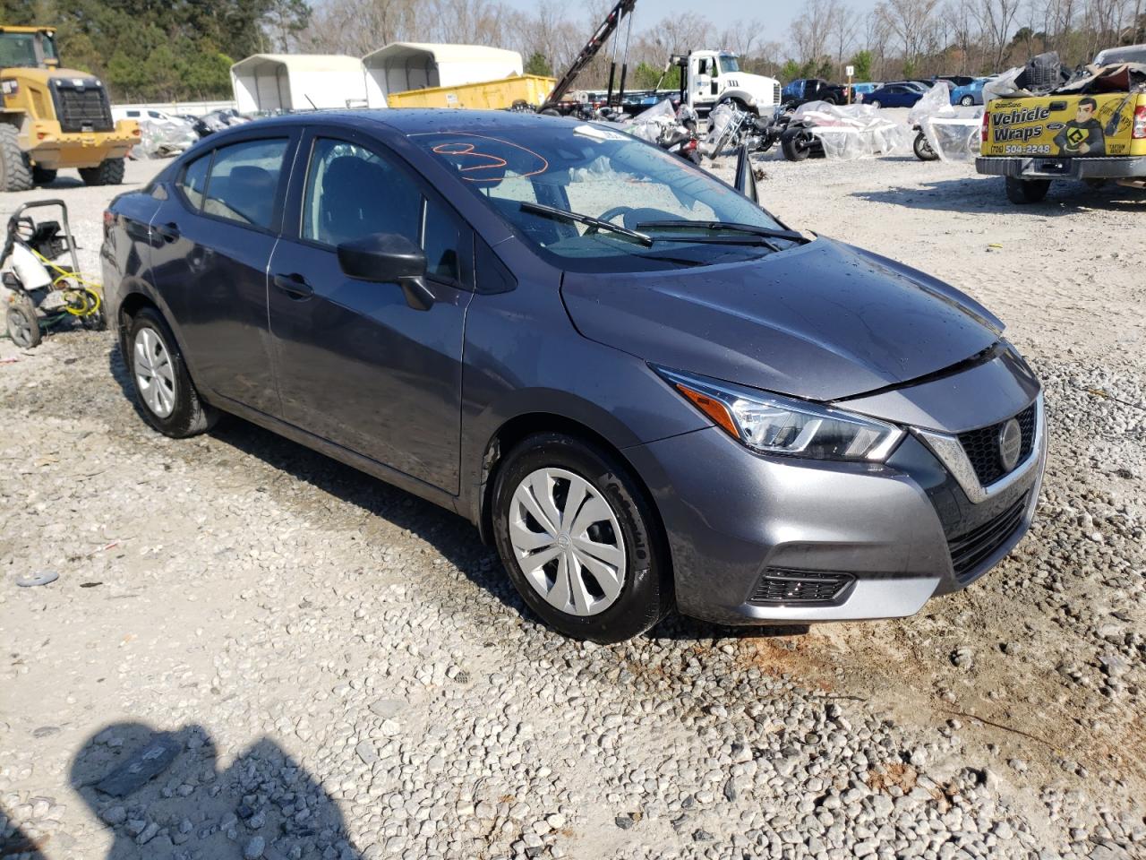 NISSAN VERSA S 2021 with VIN 3N1CN8DV5ML896696 - Photo from auction