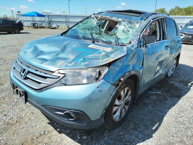 Photo 2 from auction – 2014 HONDA CR-V EX with VIN 2HKRM3H55EH555422