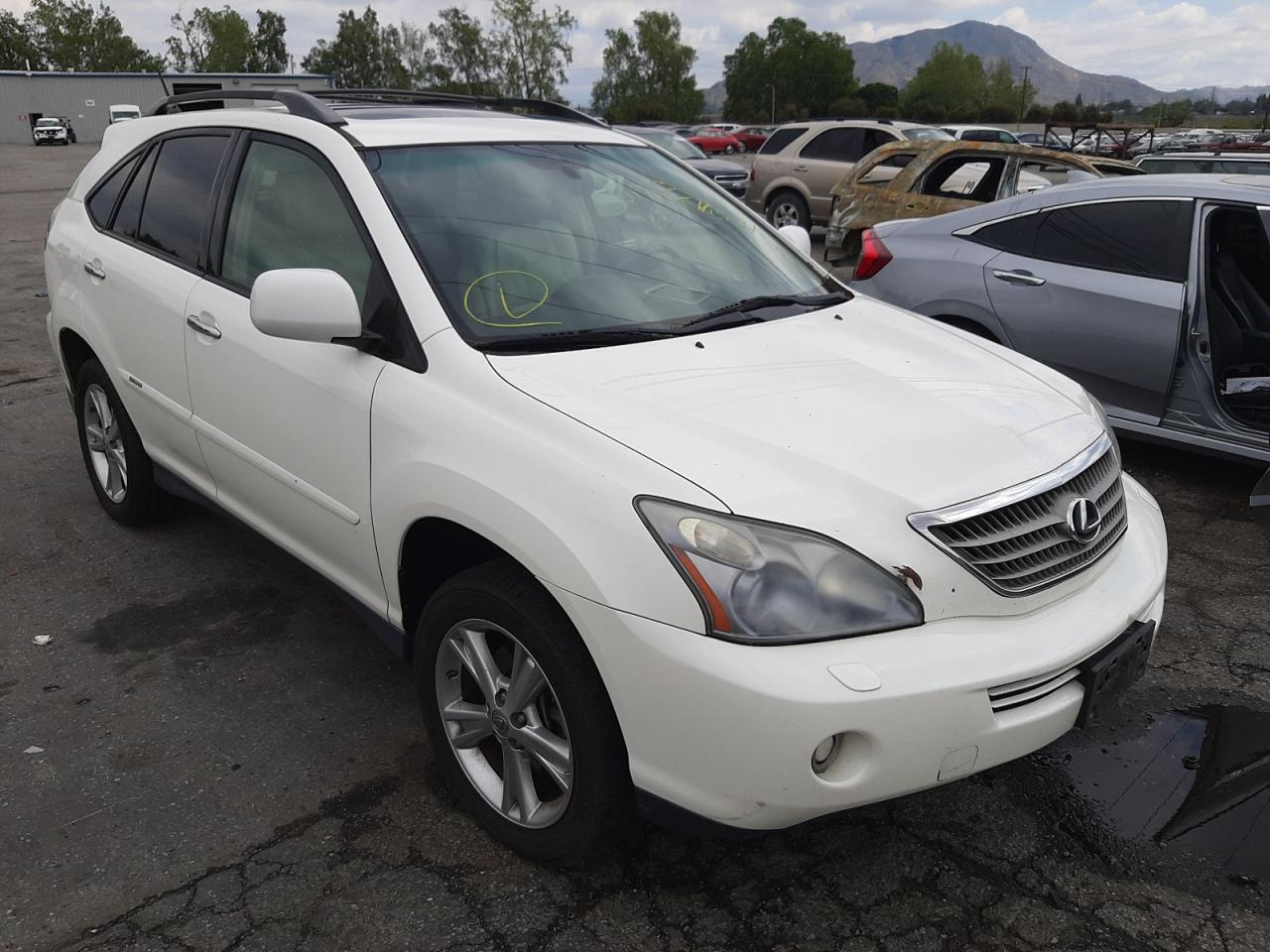 LEXUS RX 400H 2008 with VIN JTJGW31U282850497 - Photo from auction