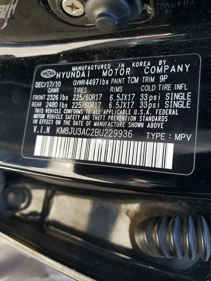 Photo 10 from auction – 2011 HYUNDAI TUCSON GLS with VIN KM8JU3AC2BU229936