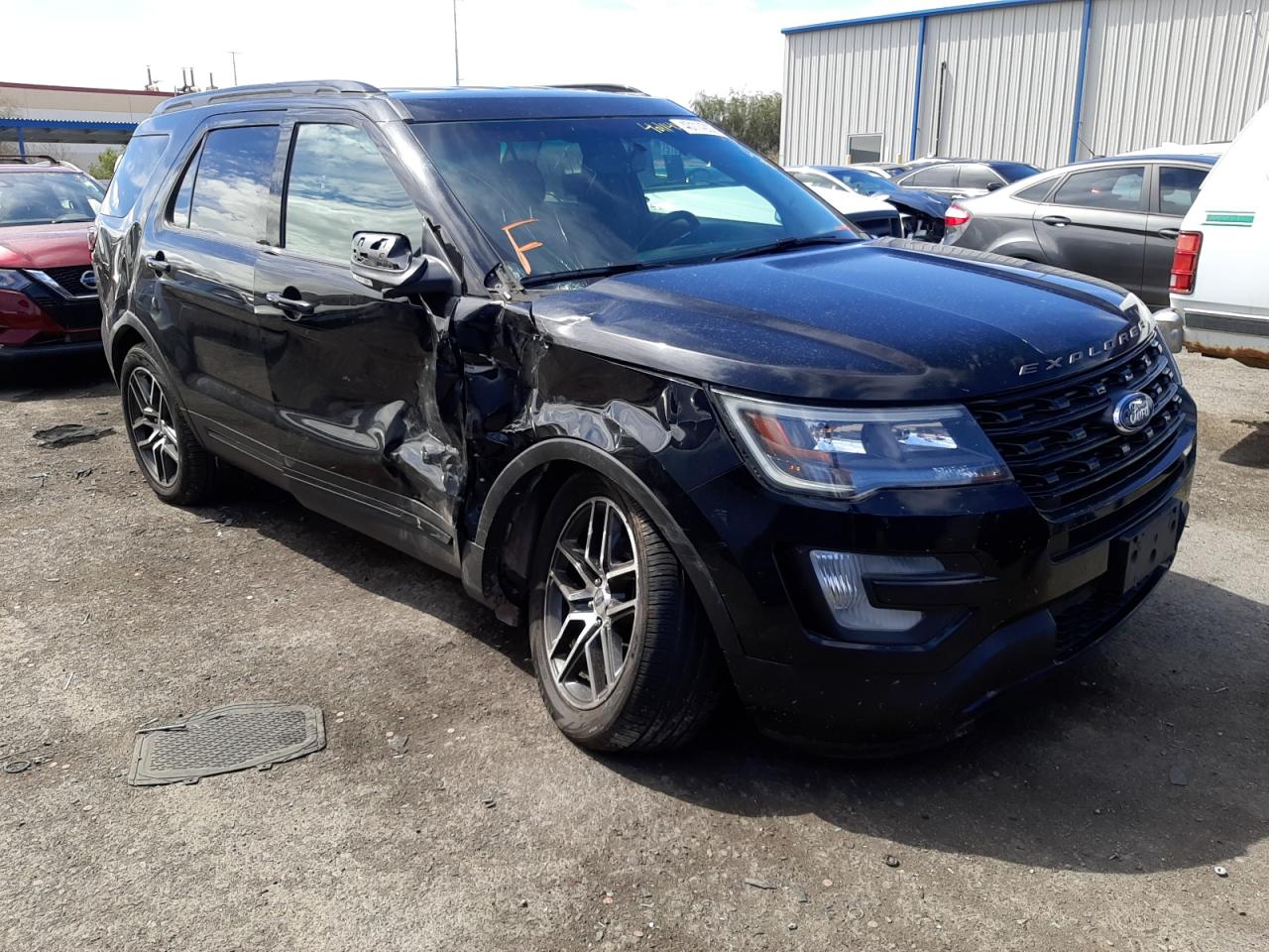 FORD EXPLORER S 2016 with VIN 1FM5K8GT3GGC27839 - Photo from auction