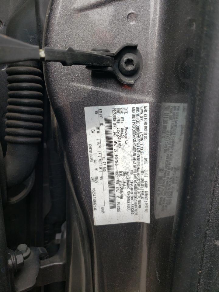 Photo 10 from auction – 2012 FORD FOCUS SE with VIN 1FAHP3F20CL332263