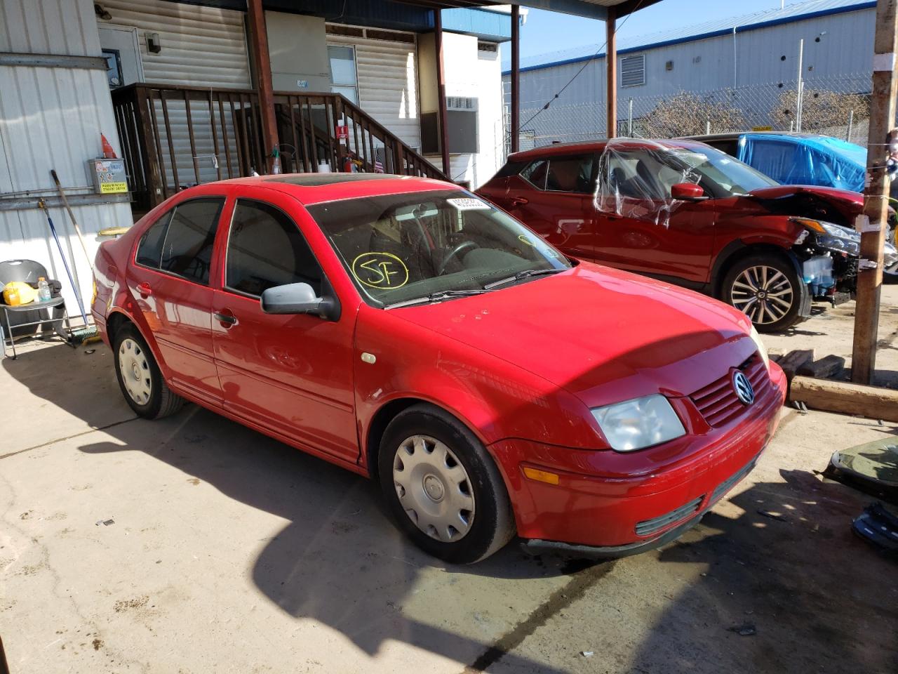 VOLKSWAGEN JETTA GLS 2000 with VIN 3VWSE29M9YM027716 - Photo from auction