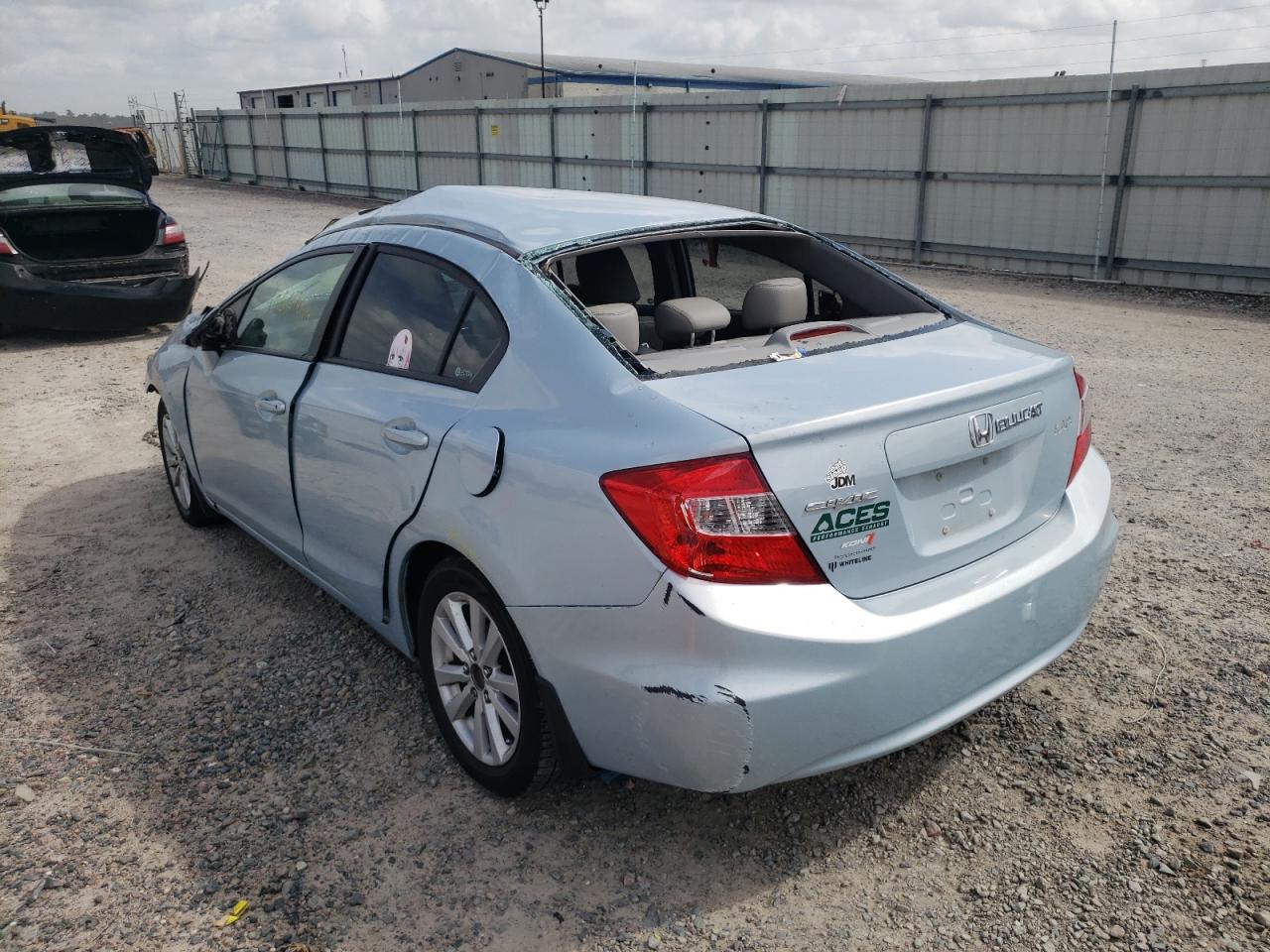 Photo 3 from auction – 2012 HONDA CIVIC EXL with VIN 19XFB2F91CE077526