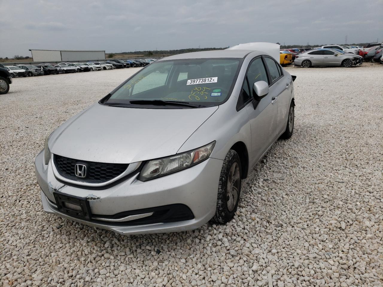 Photo 2 from auction – 2013 HONDA CIVIC with VIN 19XFB2F58DE258699