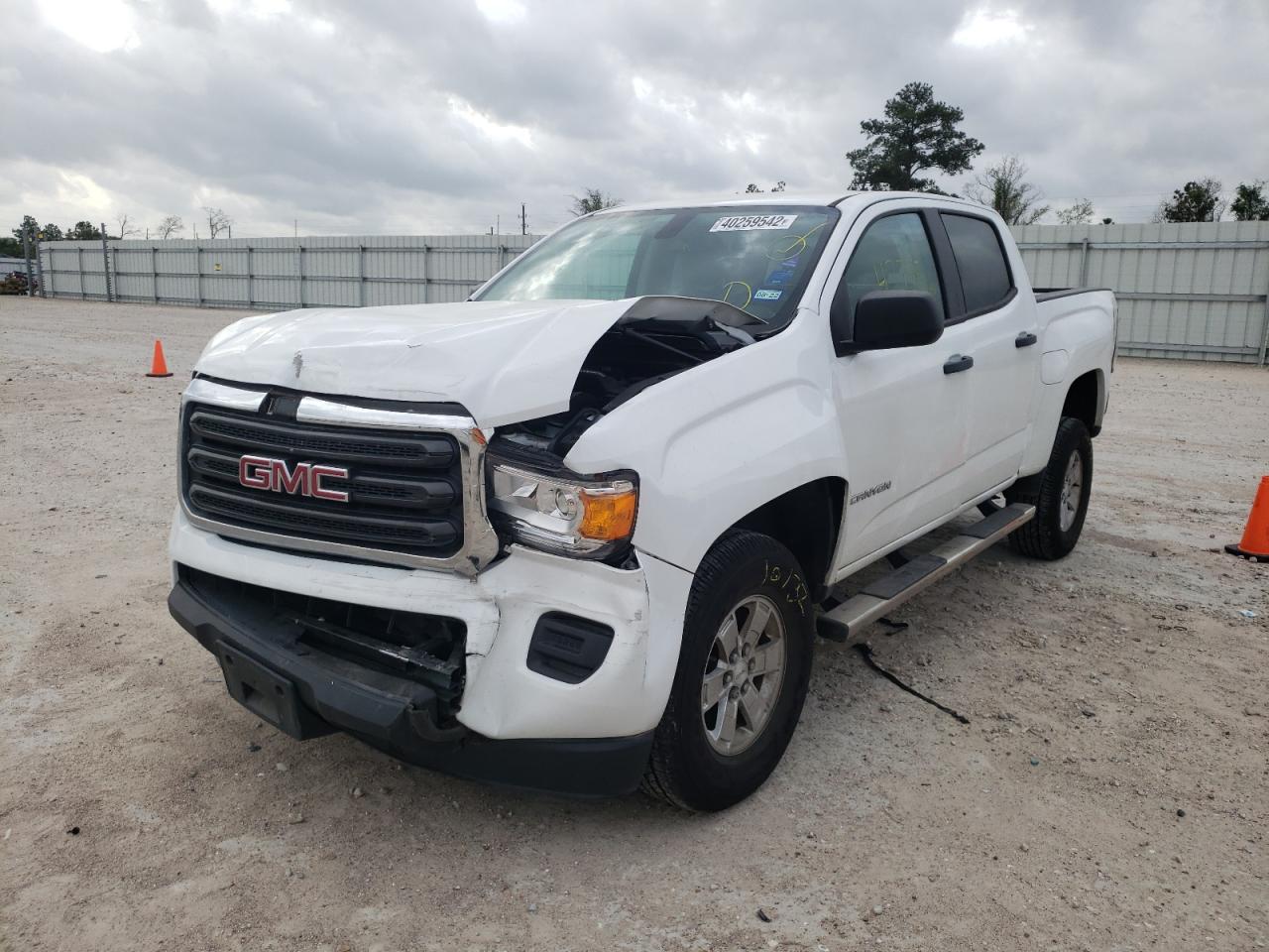 Photo 2 from auction – 2018 GMC CANYON with VIN 1GTG5BEA6J1326331