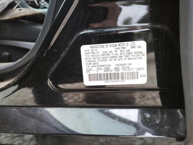 Photo 10 from auction – 2017 INFINITI Q50 PREMIU with VIN JN1EV7AP9HM731206
