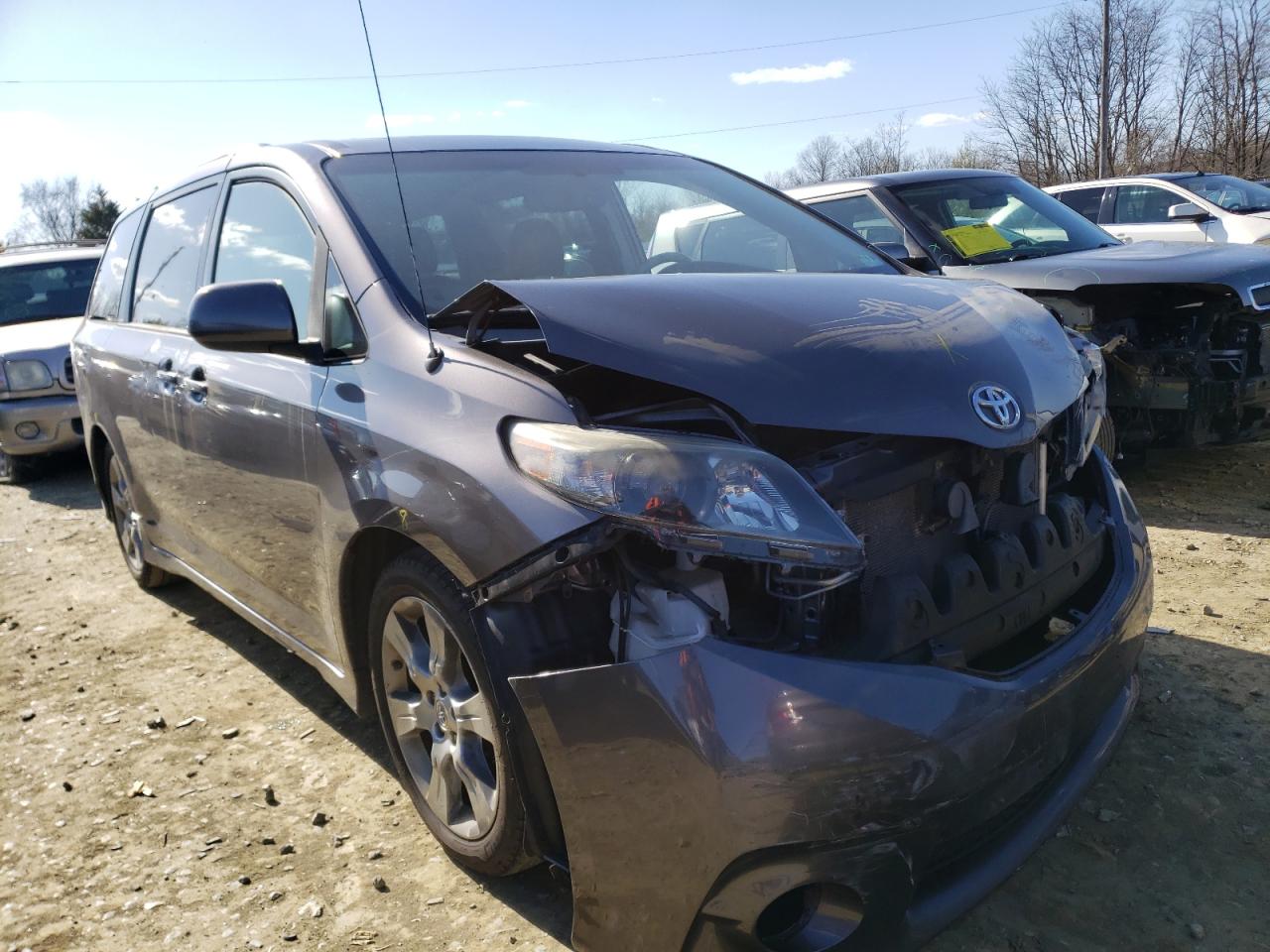 TOYOTA SIENNA SPO 2012 with VIN 5TDXK3DC9CS270425 - Photo from auction