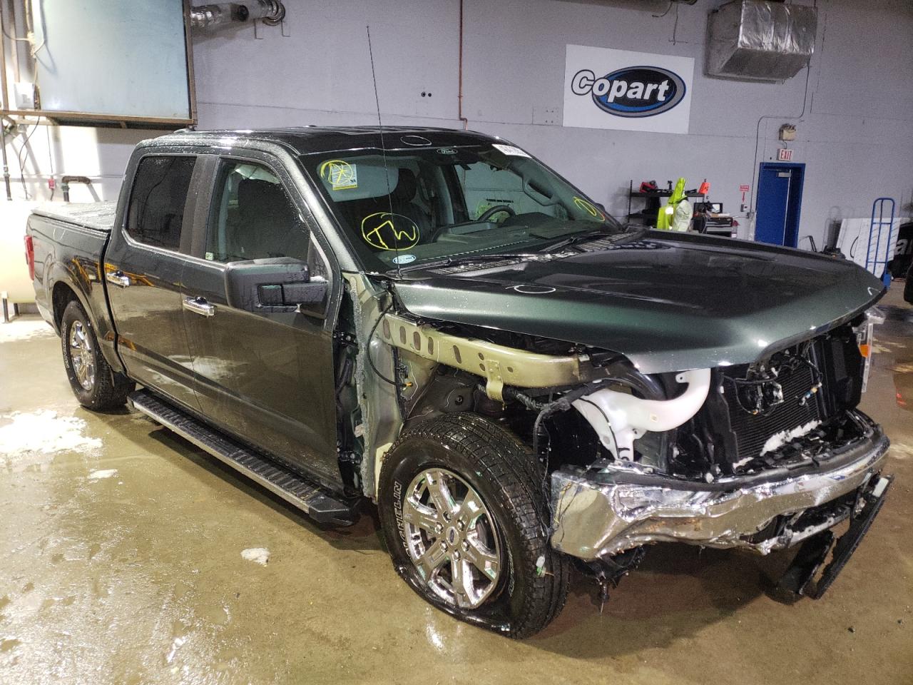FORD F150 SUPER 2021 with VIN 1FTEW1EP0MKD86445 - Photo from auction