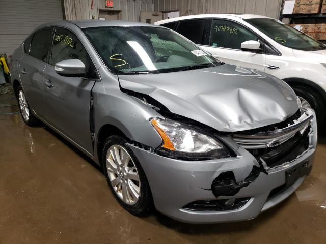 NISSAN SENTRA S 2013 with VIN 3N1AB7AP1DL678223 - Photo from auction
